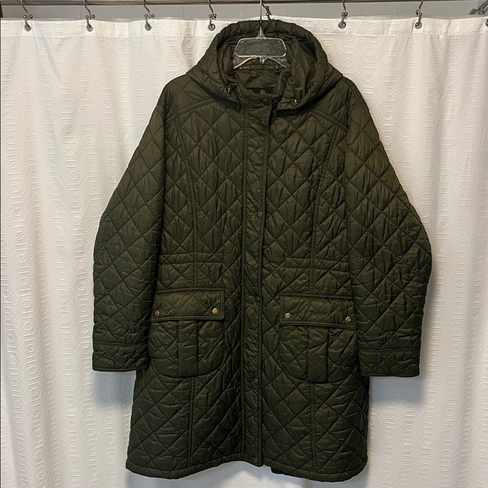 Barbour Olive Jenkins Quilt jacket - Picture 3 of 5